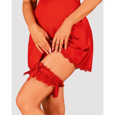 Ажурная подвязка, красная Obsessive Amor Cherris Garter, Red