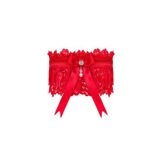Ажурная подвязка, красная Obsessive Amor Cherris Garter, Red