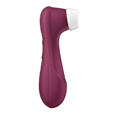 Вакуумний кліторальний стимулятор з керуванням через додаток, винний Satisfyer Pro 2 Generation 3 with Liquid Air Connect App Wine Red