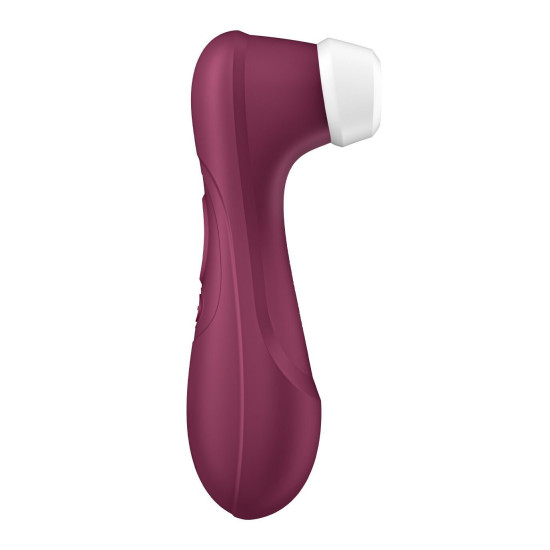 Вакуумний кліторальний стимулятор з керуванням через додаток, винний Satisfyer Pro 2 Generation 3 with Liquid Air Connect App Wine Red
