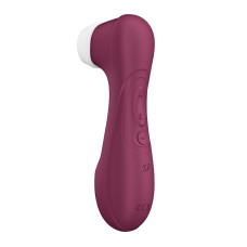 Вакуумний кліторальний стимулятор з керуванням через додаток, винний Satisfyer Pro 2 Generation 3 with Liquid Air Connect App Wine Red