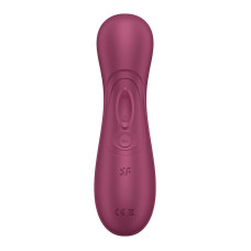Вакуумний кліторальний стимулятор з керуванням через додаток, винний Satisfyer Pro 2 Generation 3 with Liquid Air Connect App Wine Red
