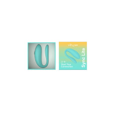 Вибратор с эргономичной формой и управлением, бирюзовый We-Vibe Sync Lite Aqua