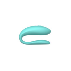 Вибратор с эргономичной формой и управлением, бирюзовый We-Vibe Sync Lite Aqua