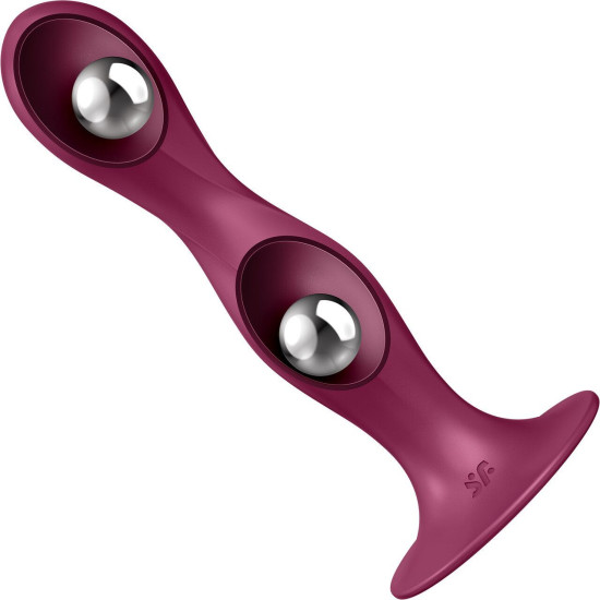 Дилдо, червоне Satisfyer Double Ball-R Red