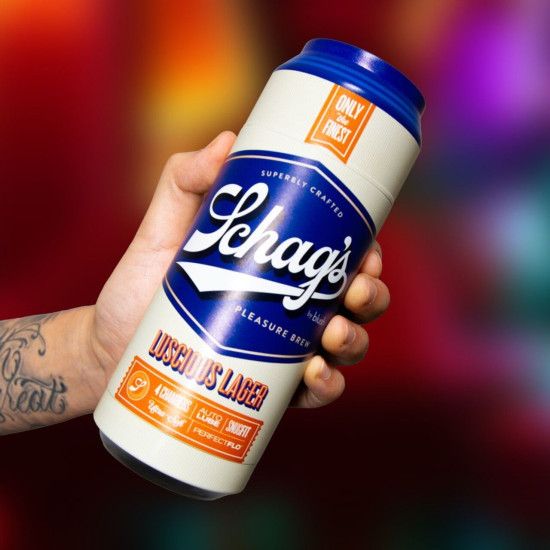 Полупрозрачный мастурбатор в виде пивного бокала Schag’s by Blush Luscious Lager Masturbator Frosted