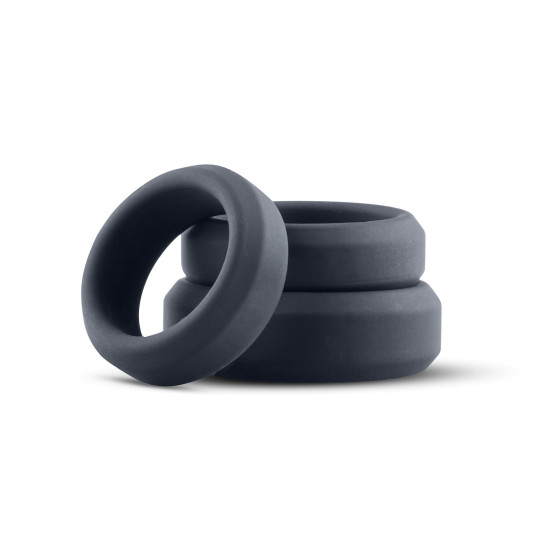 Набір із трьох плоских ерекційних кілець Boners 3 Ring Kit Flat Rings