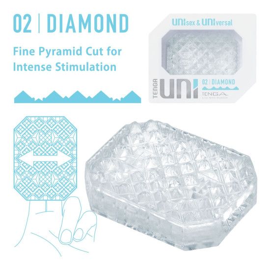 Стимулятор для ерогенних зон Tenga UNI Diamond
