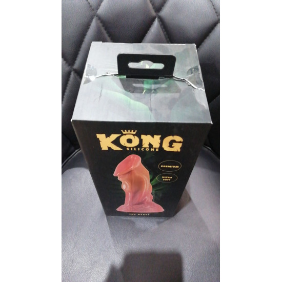 Фэнтезийный фаллоимитатор в виде зверя (мятая упаковка), разноцветный Kong Silicone The Beast
