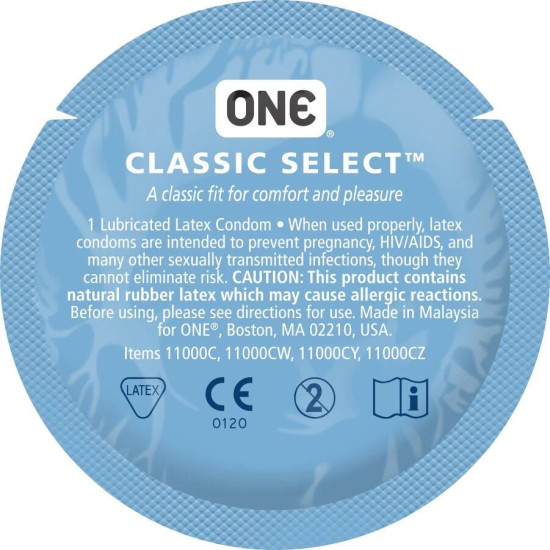 Набір презервативів, мегапак тюб ONE Classic Select - MSM Collection, 100 шт.