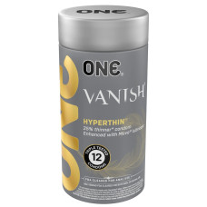 Презервативы в подарочной упаковке ONE Vanish Hyperthin, 12 шт
