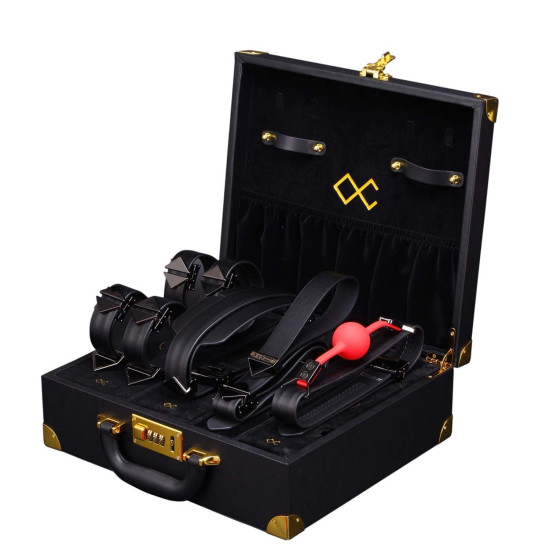 БДСМ-набір, чорний Lockink Moonlight Treasure Chest Black Set