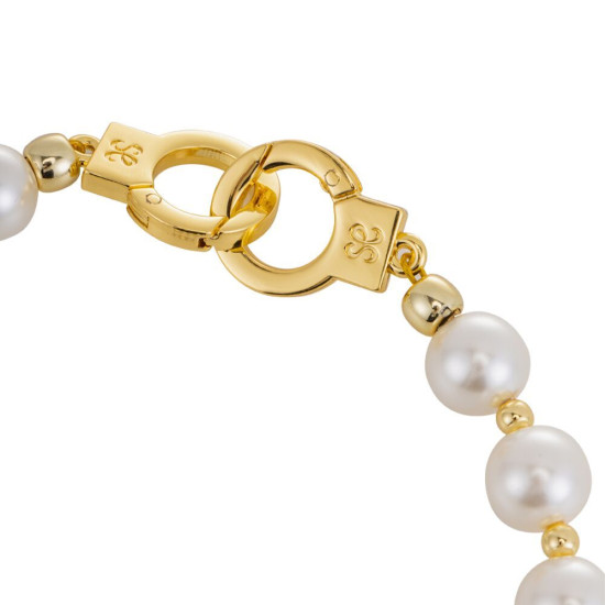 Перлинні наручники і поножі для сексу Lockink Pearl Handcuffs & Anklecuffs