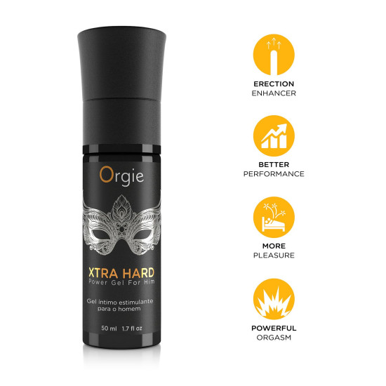 Гель для стимуляції члена Orgie Xtra Hard Power Gel For Him, 50 ml