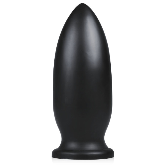 Анальная пробка для фистинга, черная BUTTR Yellow Dog Butt Plug