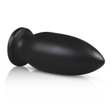 Анальна пробка для фістингу, чорна BUTTR Yellow Dog Butt Plug