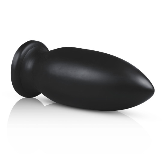 Анальная пробка для фистинга, черная BUTTR Yellow Dog Butt Plug