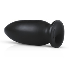 Анальна пробка для фістингу, чорна BUTTR Yellow Dog Butt Plug
