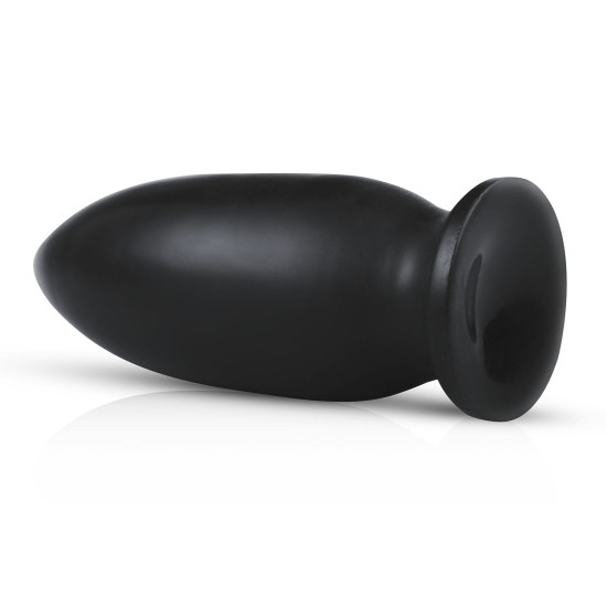 Анальная пробка для фистинга, черная BUTTR Yellow Dog Butt Plug