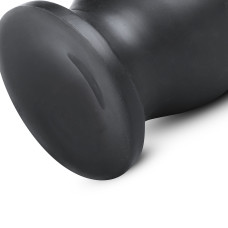 Анальна пробка для фістингу, чорна BUTTR Yellow Dog Butt Plug