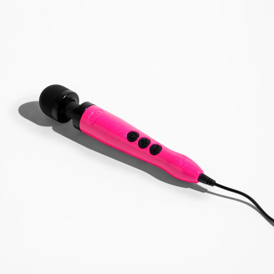 Вібромасажер, металевий корпус, дуже потужний, живлення 220 В Doxy Die Cast 3 Hot Pink