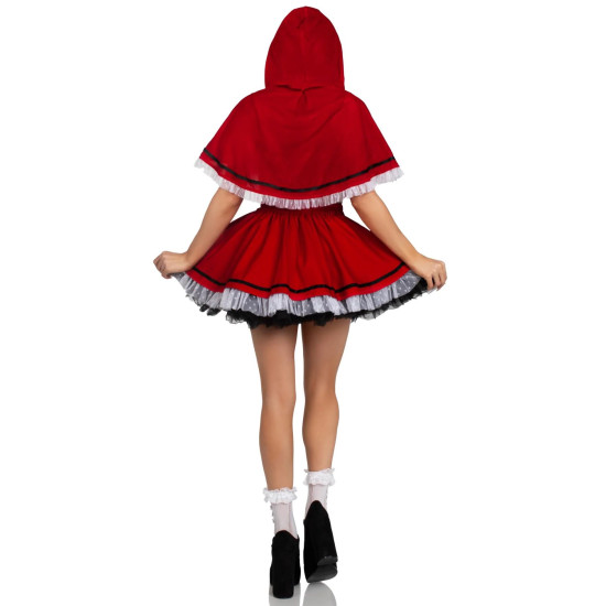 Костюм Красной Шапочки (топ и юбка) Leg Avenue Flirty Miss Red Top And Skirt, L