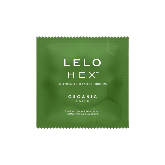 Тонкие и суперпрочные презервативы, 12 шт Lelo Hex Condoms Organic 12 Pack