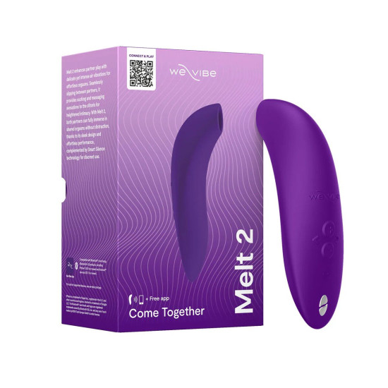 Вакуумный смарт-стимулятор для пар, фиолетовый We-Vibe Melt 2 Purple