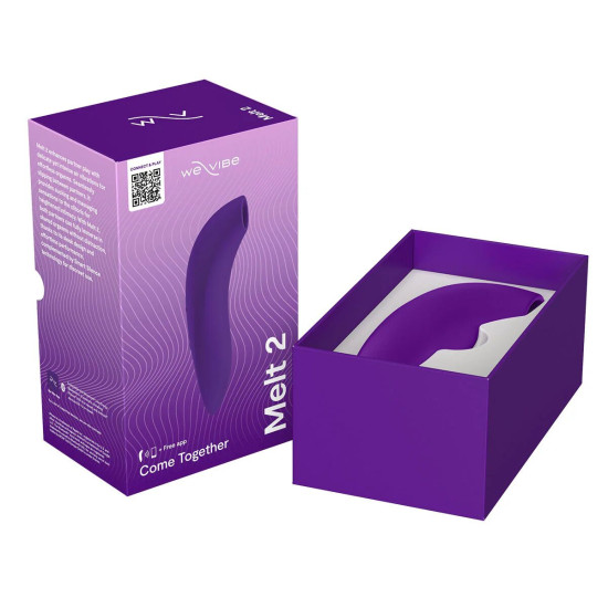 Вакуумный смарт-стимулятор для пар, фиолетовый We-Vibe Melt 2 Purple