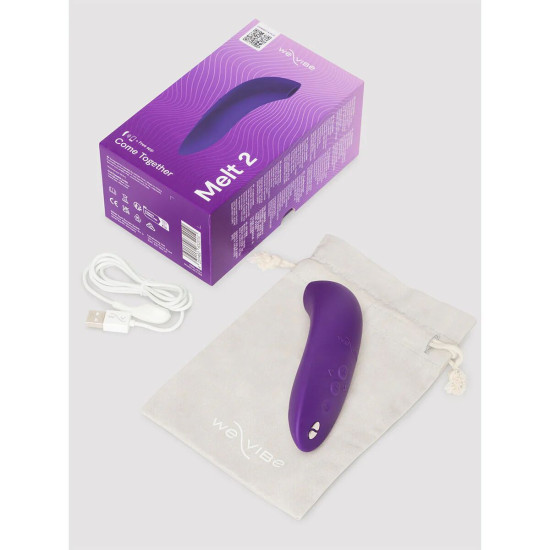 Вакуумный смарт-стимулятор для пар, фиолетовый We-Vibe Melt 2 Purple