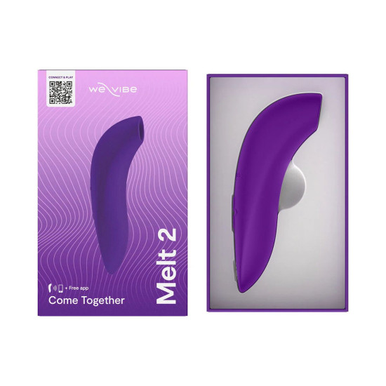 Вакуумный смарт-стимулятор для пар, фиолетовый We-Vibe Melt 2 Purple