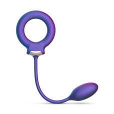 Ерекційне віброкільце з віброяйцем Hueman Eclipse Anal Vibrator