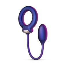 Ерекційне віброкільце з віброяйцем Hueman Eclipse Anal Vibrator