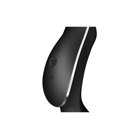 Вакуумный стимулятор с вибрацией, черный Satisfyer Curvy Trinity 2 Black
