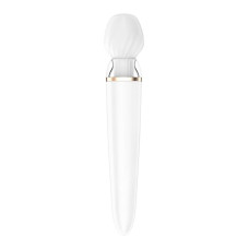Вібромасажер Wand у формі мікрофона Satisfyer Double Wand-er