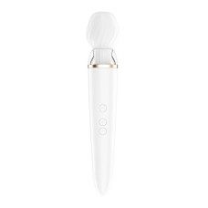 Вібромасажер Wand у формі мікрофона Satisfyer Double Wand-er