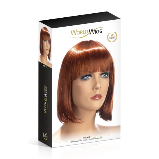 Перука коротка, руда World Wigs Sophie Short