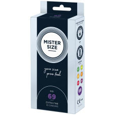 Презервативи Mister Size - pure feel - 69 (10 condoms), товщина 0,05 мм (пом'ята упаковка!!!)