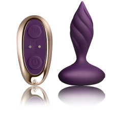 Анальна вібропробка, фіолетова Rocks Off Petite Sensations - Desire Purple (пом'ята упаковка)