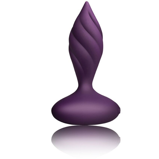 Анальна вібропробка, фіолетова Rocks Off Petite Sensations - Desire Purple (пом'ята упаковка)