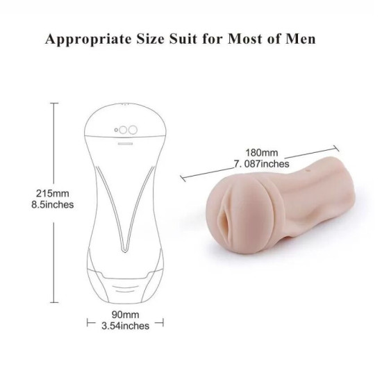 Мастурбатор с вибрацией Hismith Masturbation Cup (мятая упаковка)