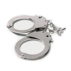 Поліцейські наручники для сексу Adrien Lastic Handcuffs Metallic