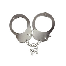 Поліцейські наручники для сексу Adrien Lastic Handcuffs Metallic