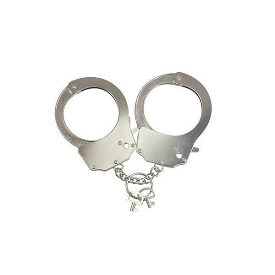 Поліцейські наручники для сексу Adrien Lastic Handcuffs Metallic