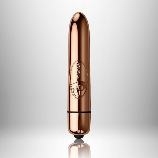Вибропуля цвета розового золота Rocks Off RO-90mm Shoot to Thrill 10 Speed Rose Gold
