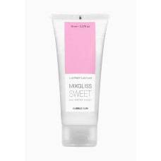 Лубрикант с ароматом жевательной резинки на водной основе MixGliss SWEET BUBBLE GUM, 70 ml