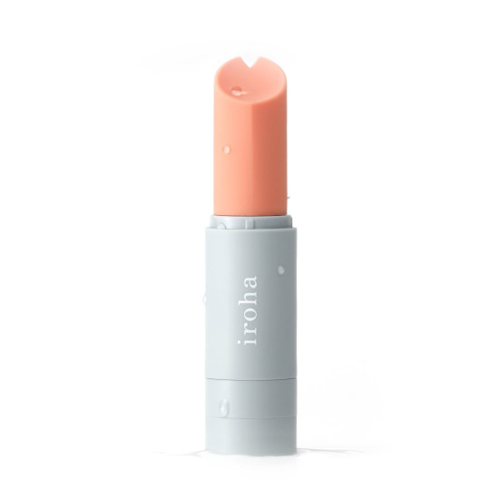 Вібратор-помада сірого кольору Iroha Stick Grey