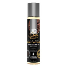 Съедобный лубрикант со вкусом шоколада на водной основе JO GELATO Double Chocolate, 30 ml
