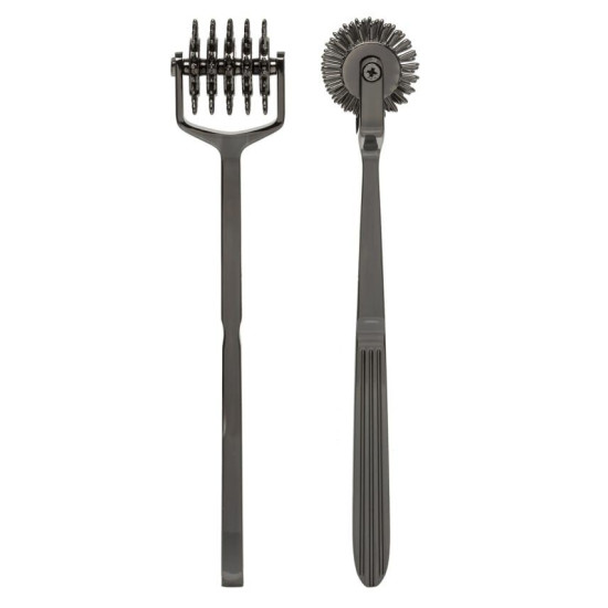 Игольчатое колесо Вартенберга с 5 рядами зубцов Doc Johnson Kink Spike Solid Metal Pinwheel 5 W