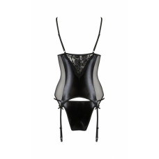 Корсет під шкіру, чорний Passion Asuna Corset Black, XXL/XXXL